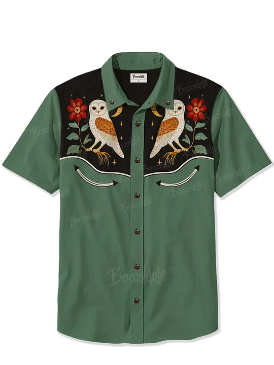 Short Sleeve Shirts Printed Hawaiian Shirt For Men Shirt100