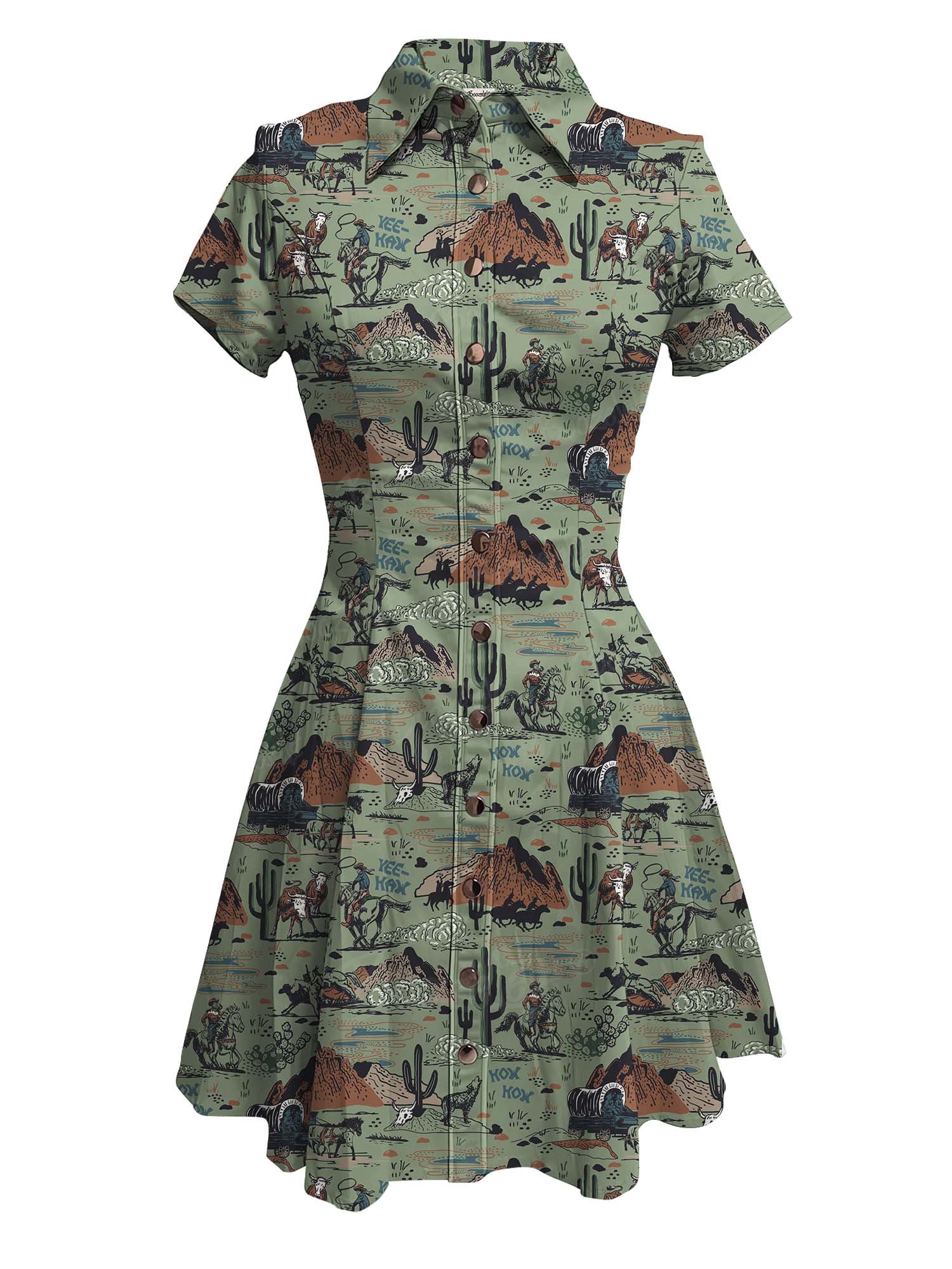 【Vanessa X Boozelele】Saddle Up - 100% Cotton Dress