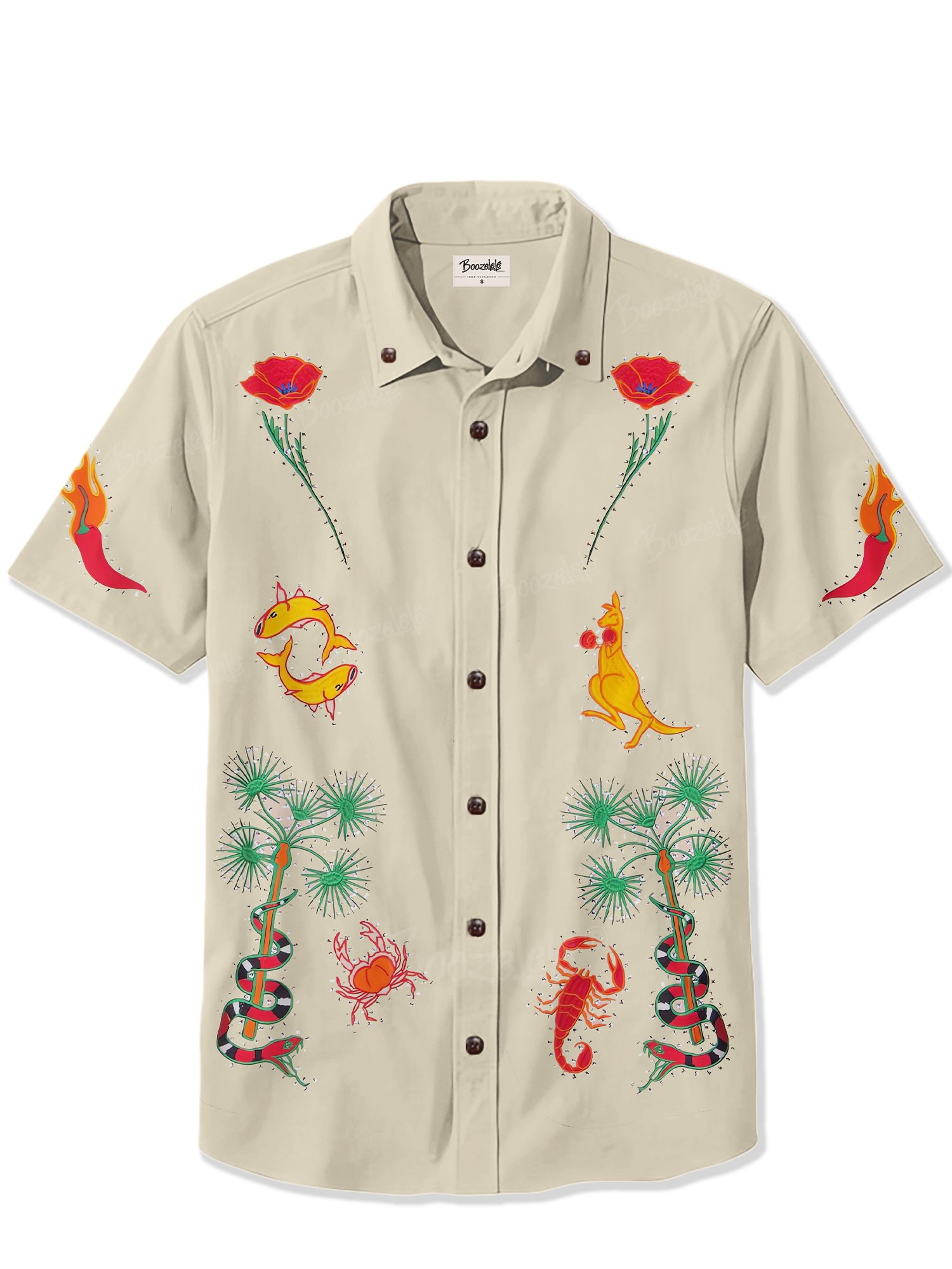 Hawaiian Coconut Trees - 100% Cotton Shirt