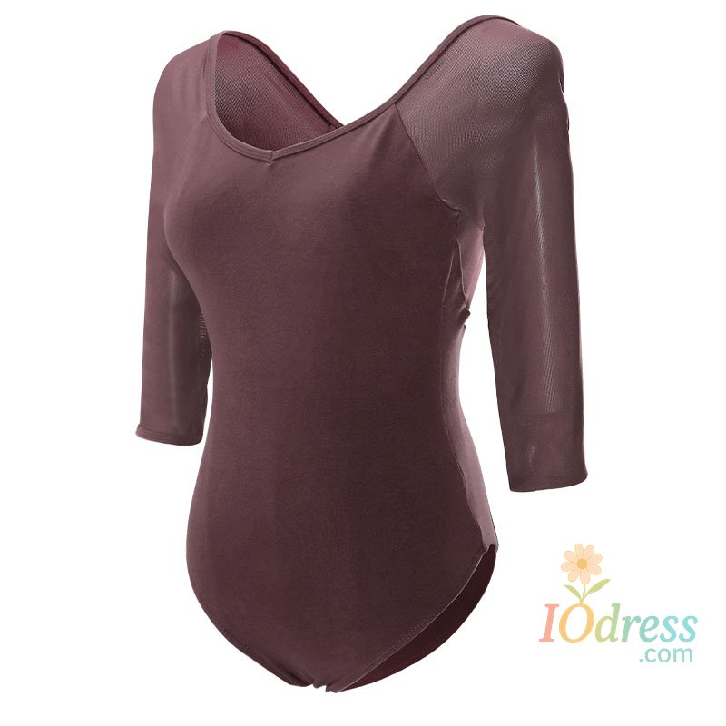 IO Dress Women Ballet Leotards Gymnastics Leotard Sexy Splice Dance Bodysuit Ballerina Dance Leotard Adult Girls Dancewear Ballet Costume