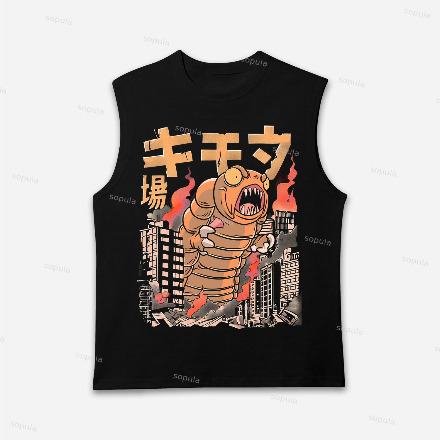 Tardigrade Japanese Anime Monster Water Bear Tank Top