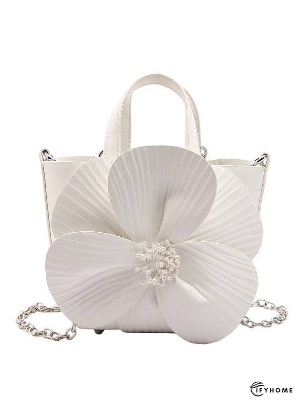 Flower Shape Pleated Split-Joint Bags Crossbody Bags Handbags Tote Bags | IFYHOME