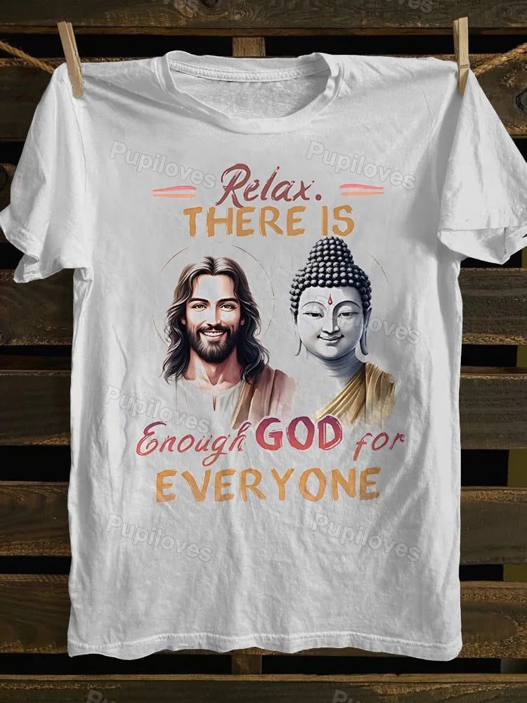 Pupiloves Pupiloves There Is Enough God T-shirt
