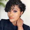 Glueless Pixie Cut Brazilian Short Curly Bob Wig