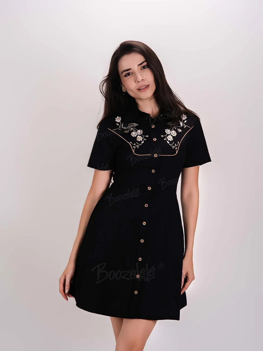 embroidered skeleton dress Any Old Iron Skeleton Dress S