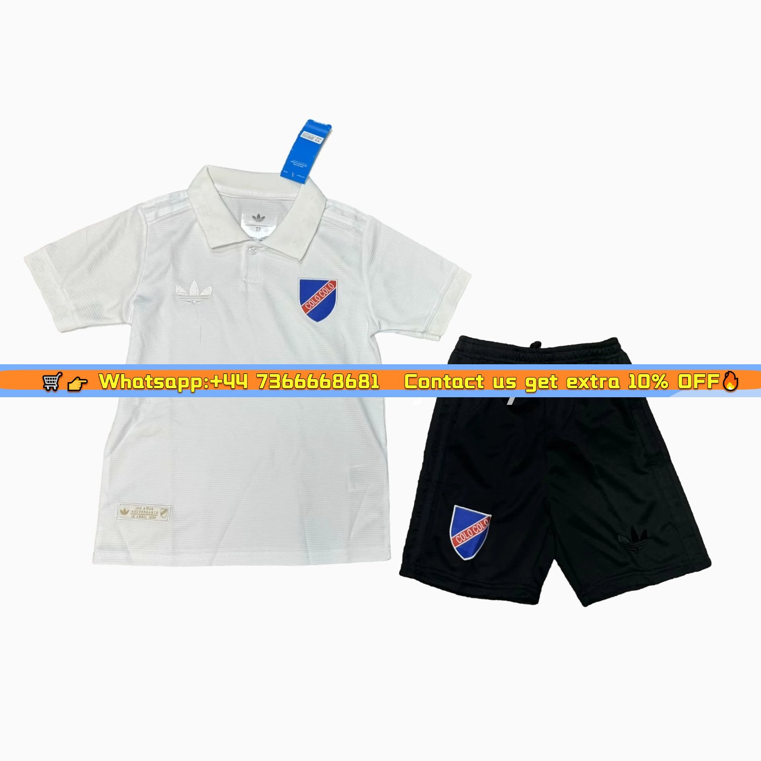 Colo Colo 2025 Centenary Special Edition Unsponsored Kids Kit