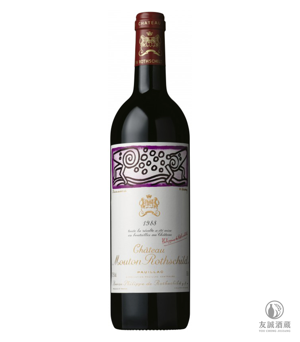 1988Ch&acirc;teau Mouton（木桐/武當） Rothschild 友誠酒藏