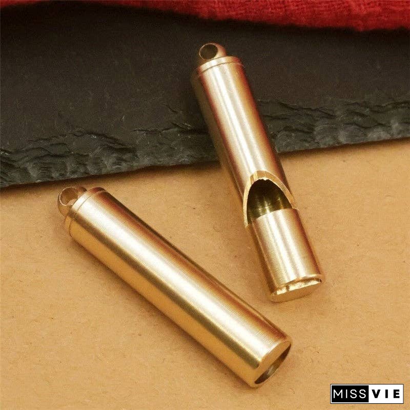 Brass Outdoor Survival Whistle