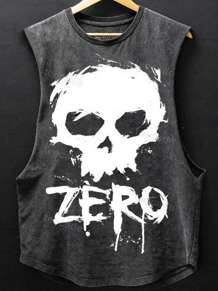 Teecade Teecade Men's Zero Skull Art Classic Tank Top