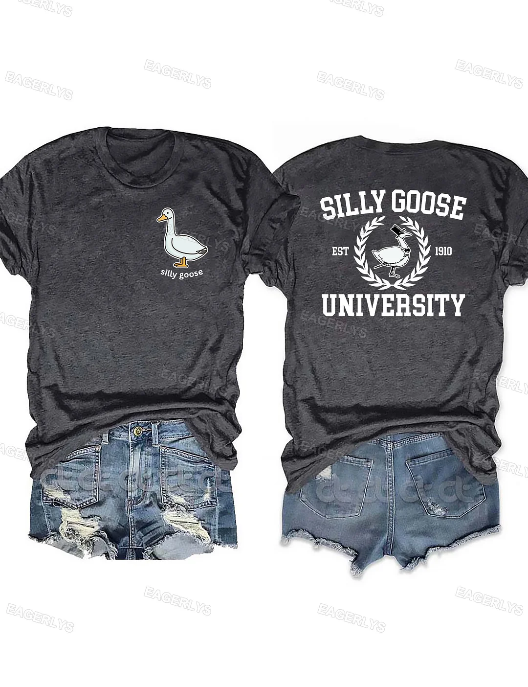 Eagerlys Silly Goose University T-Shirt Eagerlys