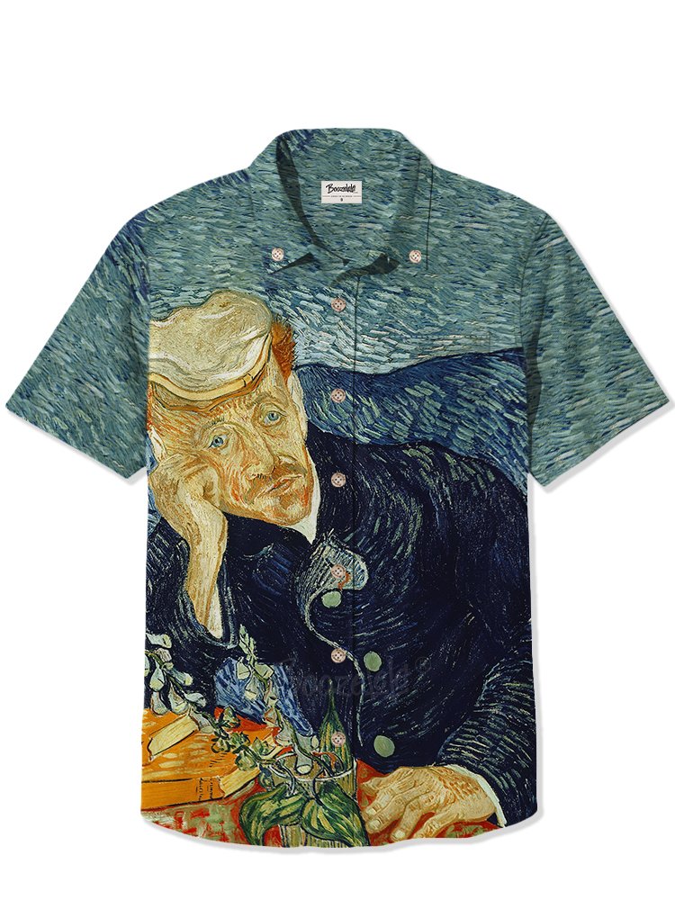 Portrait of Doctor Gachet - 100% Cotton Shirt