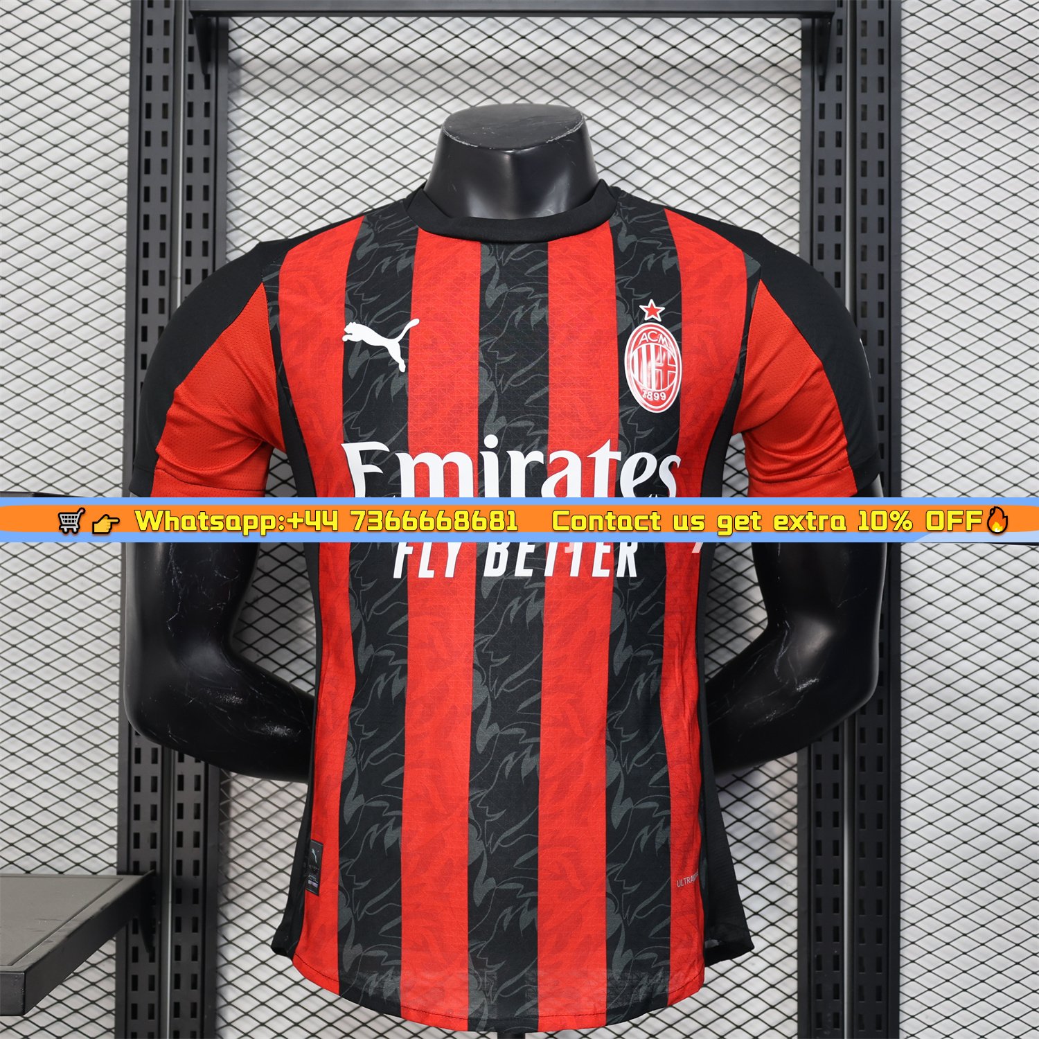 AC Milan 25-26 Home Jersey - Player Version