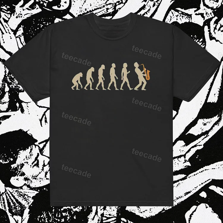 Teecade Teecade Evolution Sax M T-shirt
