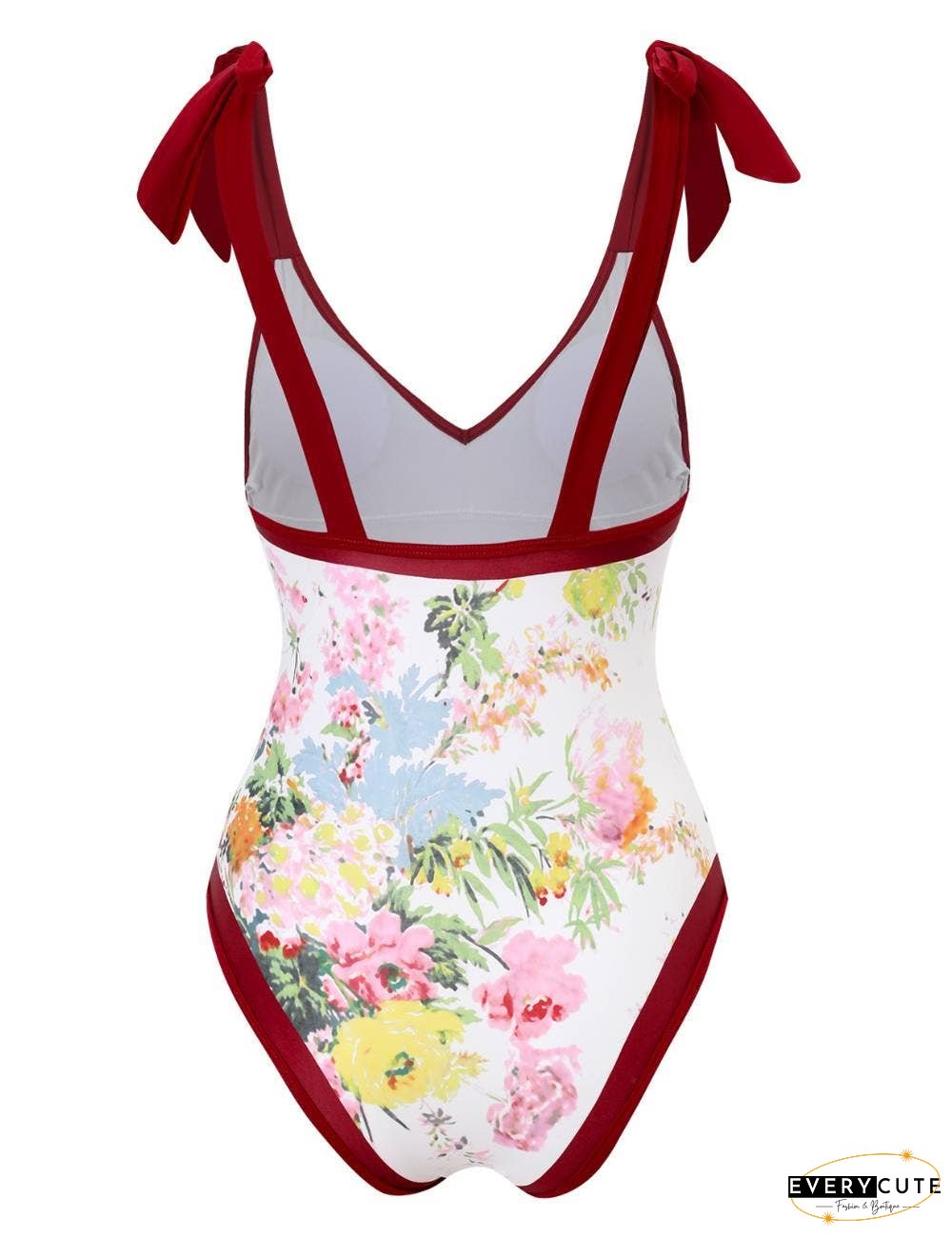 Ladies Strape Shoulder Print One Piece Swimwear SKSW40080T