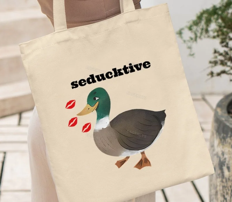 Eagerlys Seducktive Printing Tote Bag Eagerlys