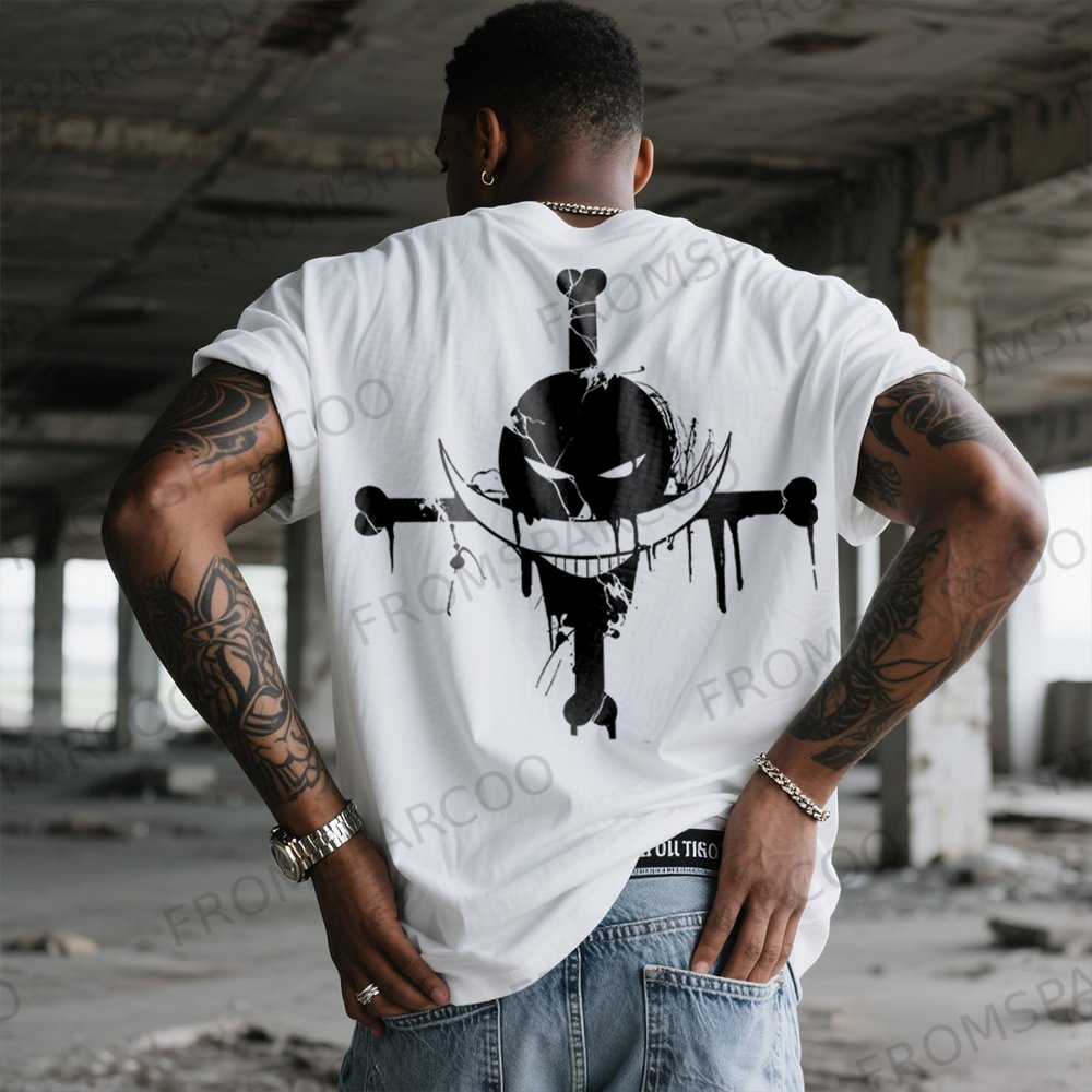 Casual Anima Design Short Sleeves T-shirt