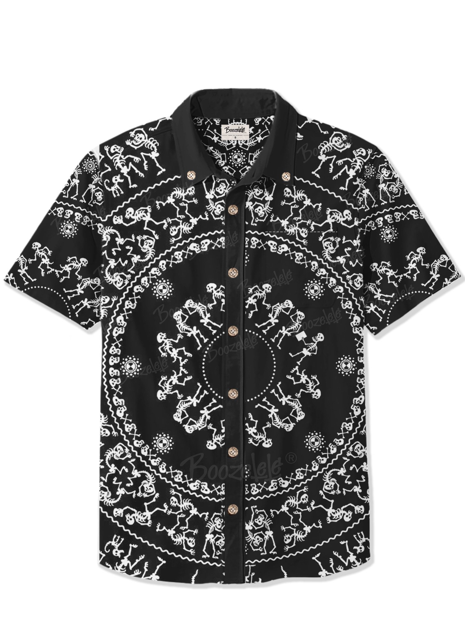 Pattern Skull- 100% Cotton Shirt