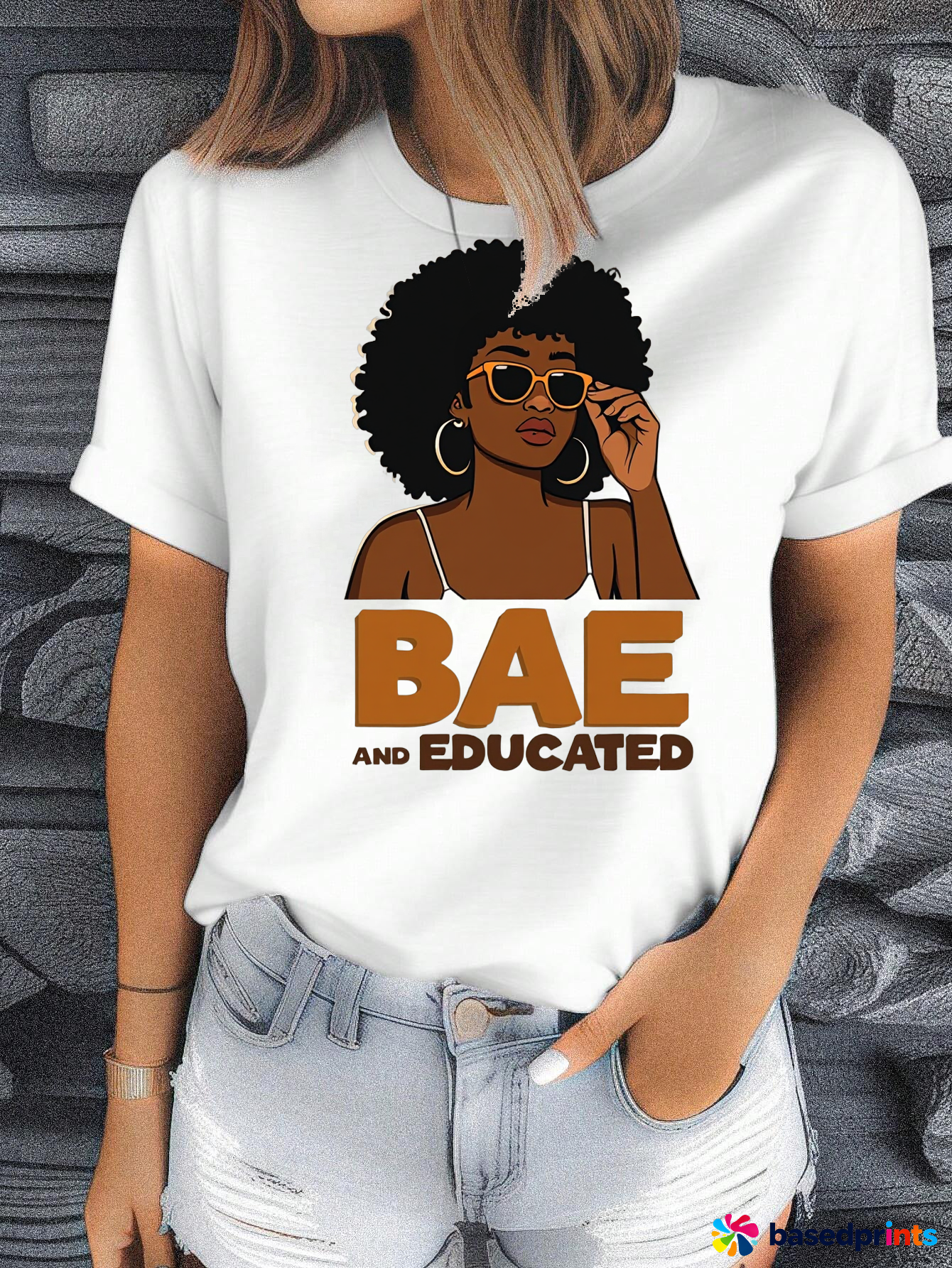 Bae and Educated T-Shirt Women's Casual Fashion Tee