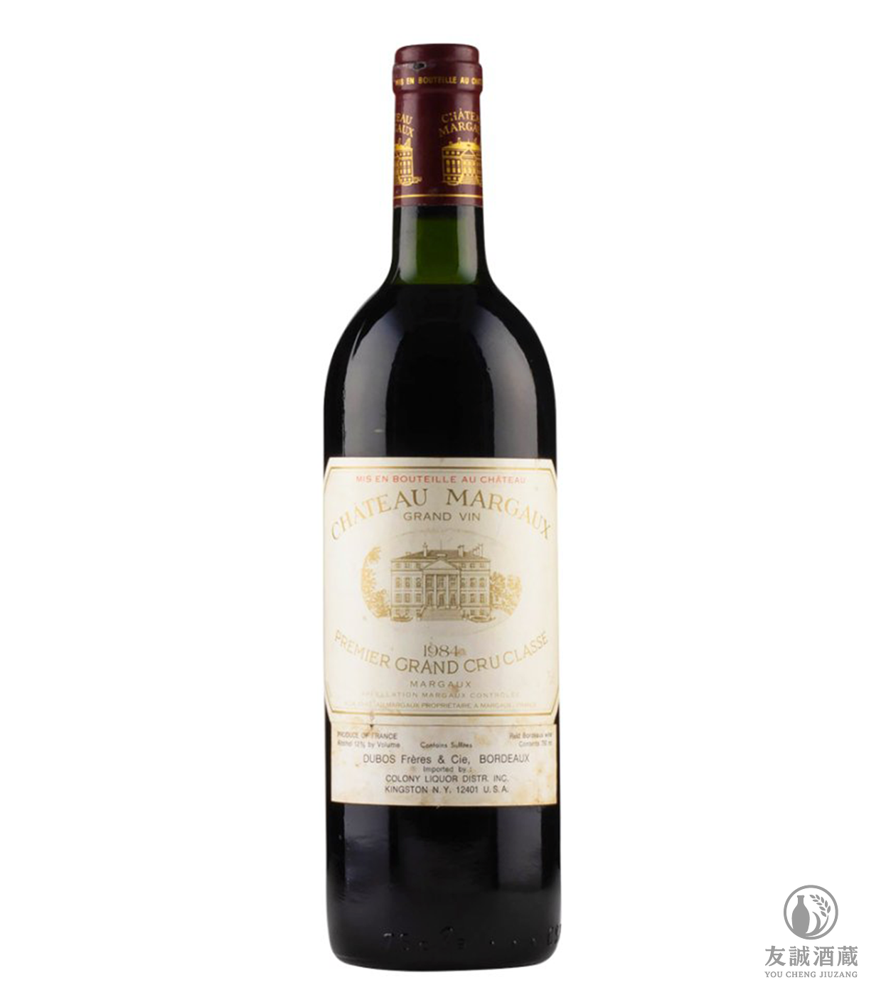 1984年Chateau Margaux 瑪歌紅酒 友誠酒藏