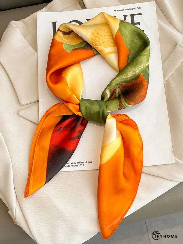 Square Floral Printed Scarfs&Hats | IFYHOME