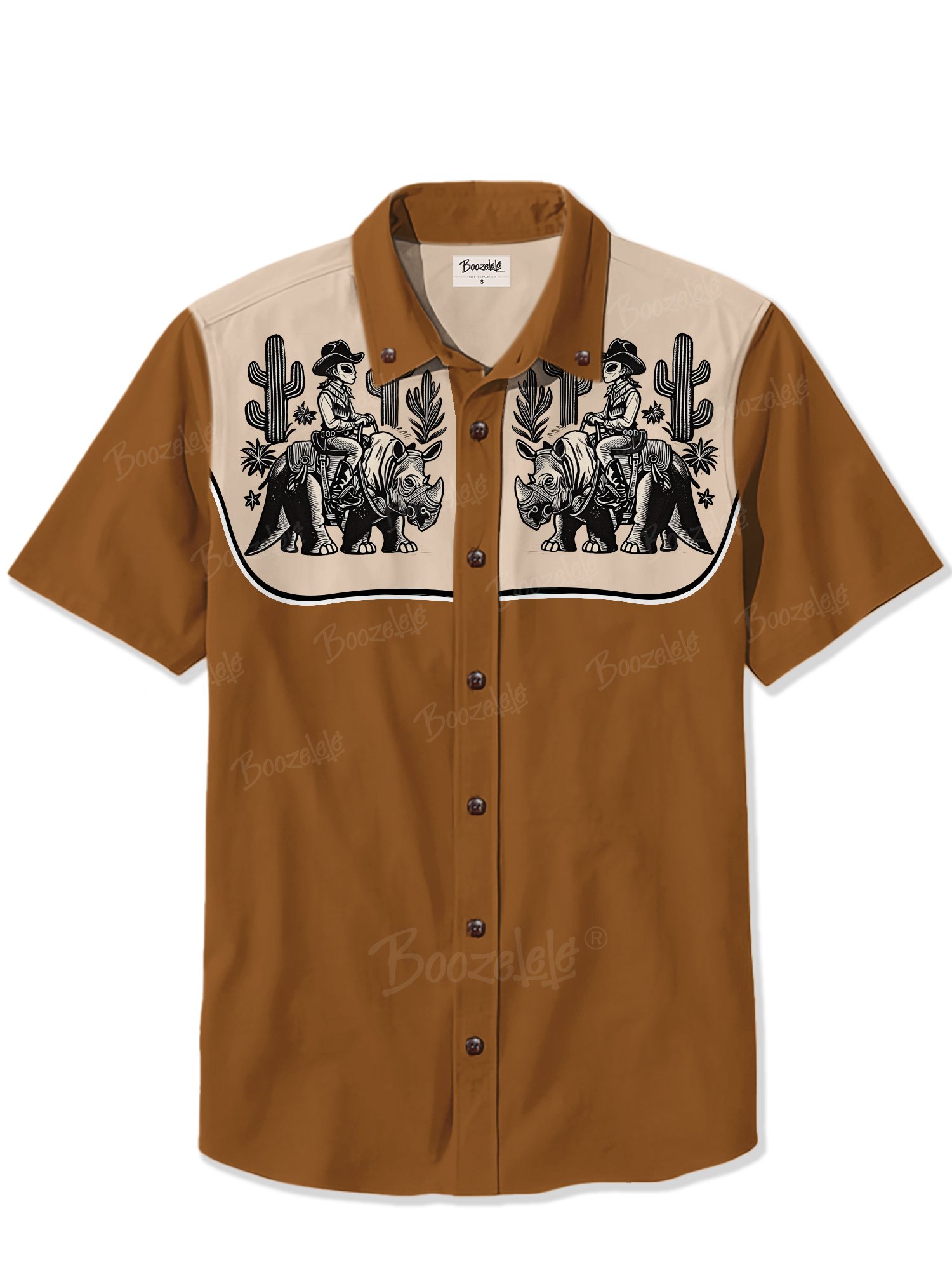 Unicorn Alien Cowboy - 100% Cotton Shirt