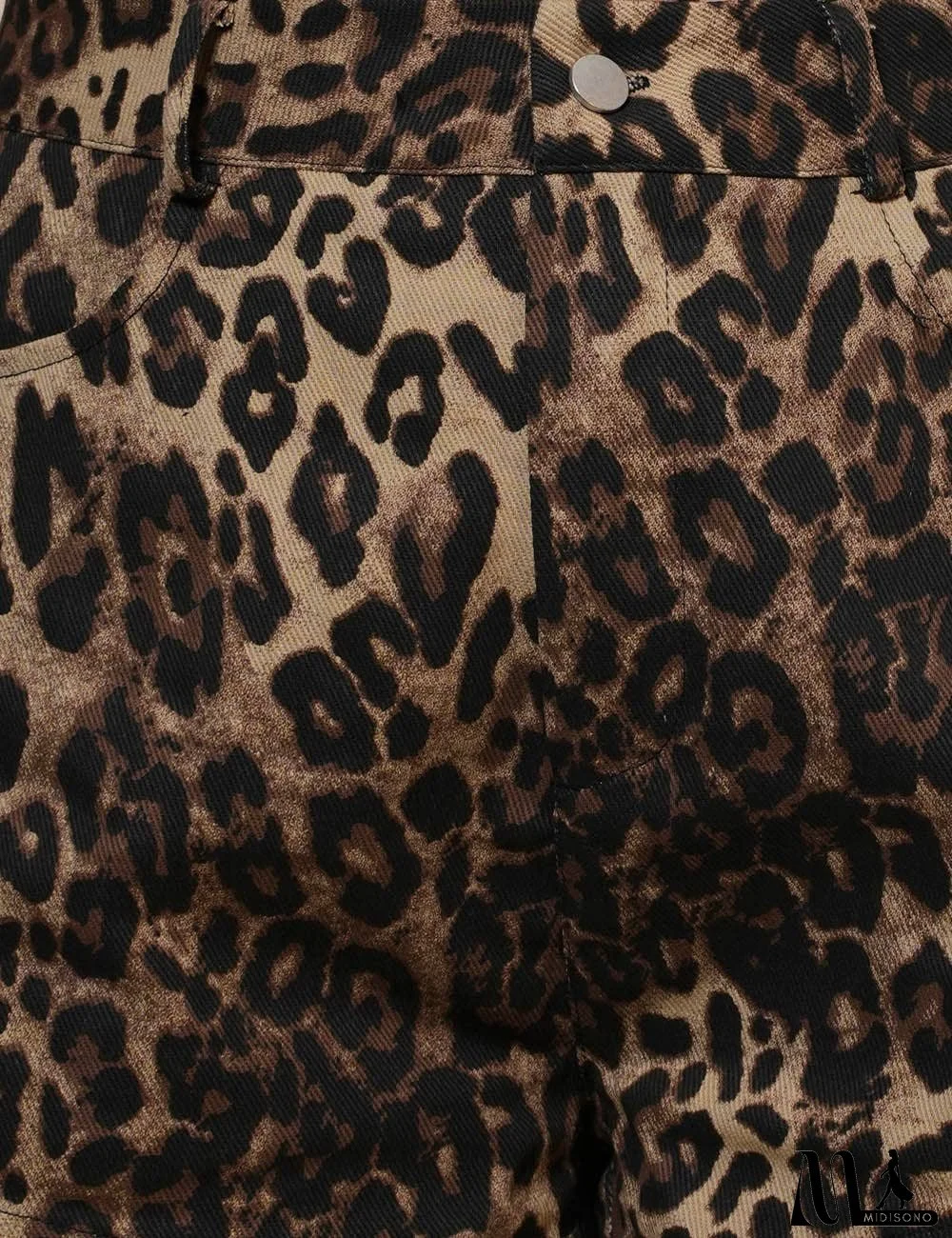 Ladies Everyday Leopard Denim Shorts SKS50102