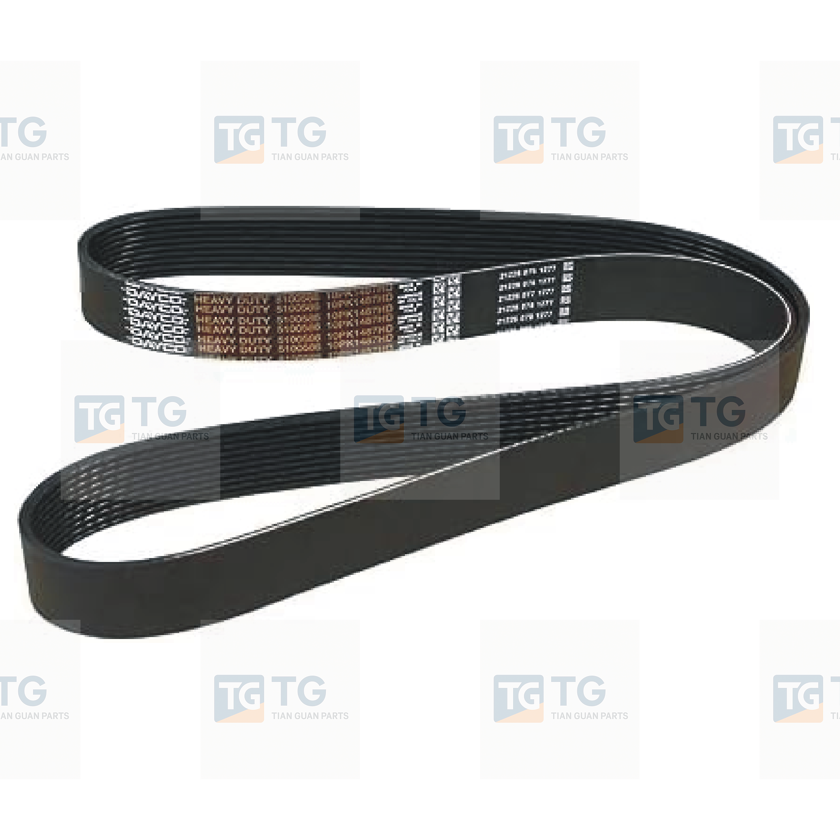 Fan belt 5585761 for CUMMINS Engines B6.7 CM2670 B153B