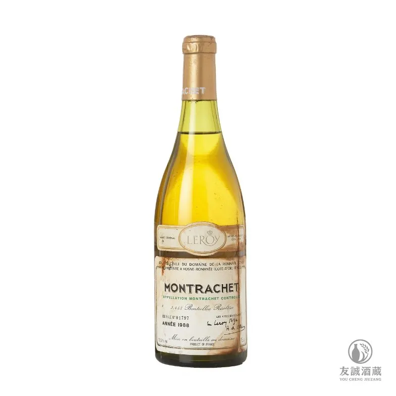 1988年 Roman&eacute;e-Conti Montrachet 蒙哈榭特級園白葡萄酒 友誠酒藏