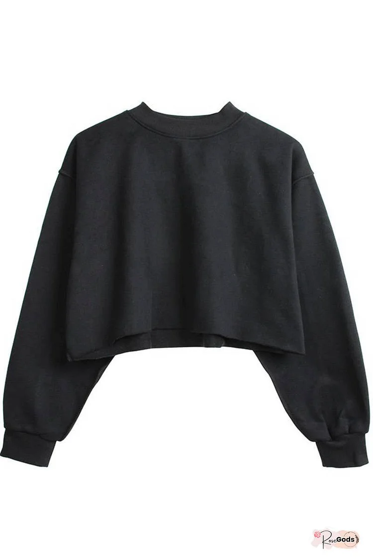 Crop Top Sweatshirt