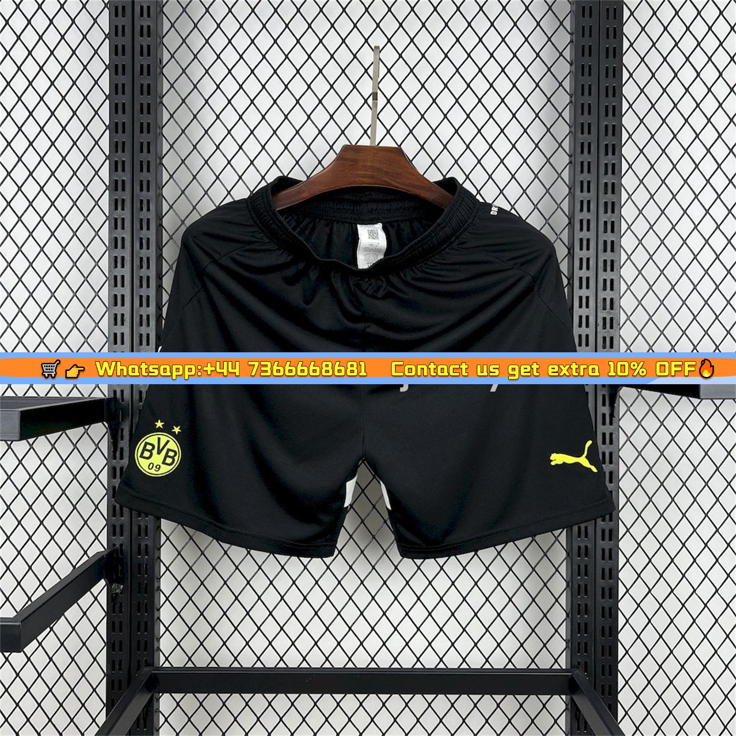 Dortmund 24-25 Yellow Alert Special Edition Black Shorts - Fans Version