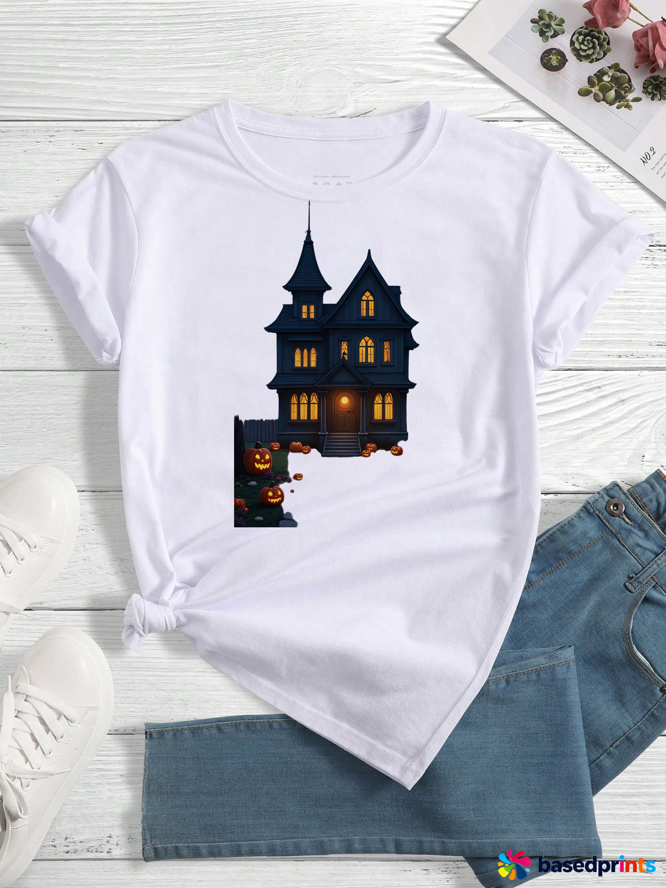 Halloween Haunted House T Shirt