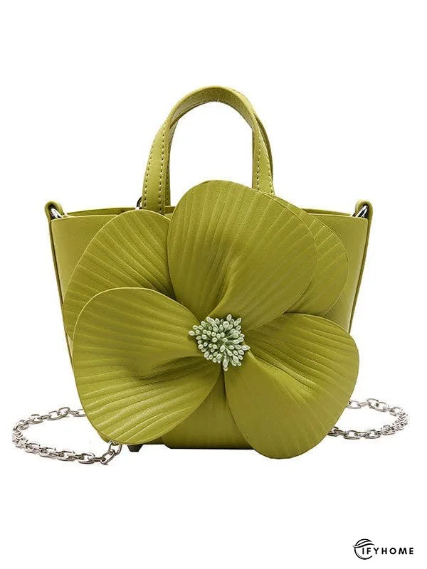 Flower Shape Pleated Split-Joint Bags Crossbody Bags Handbags Tote Bags | IFYHOME
