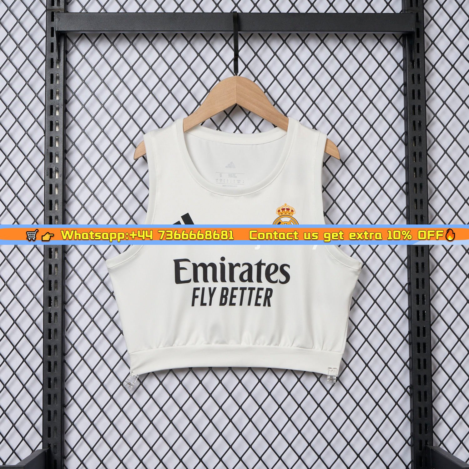Women's Real Madrid 25-26 Home Yoga Vest