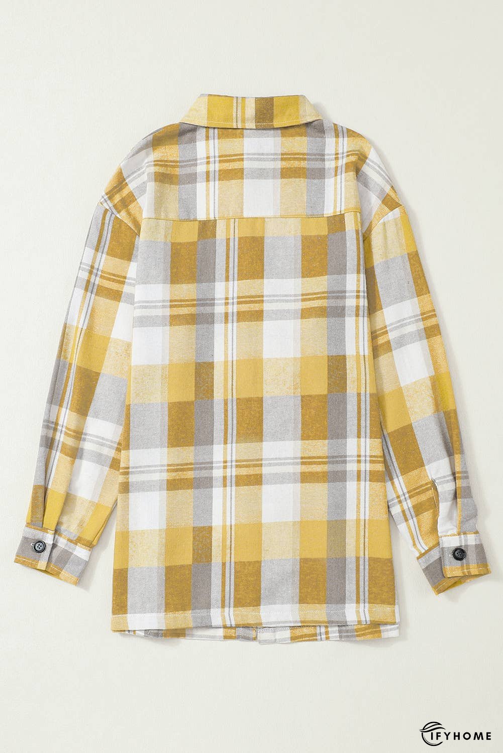 Plaid Button Up Patch Pocket Shirt | IFYHOME