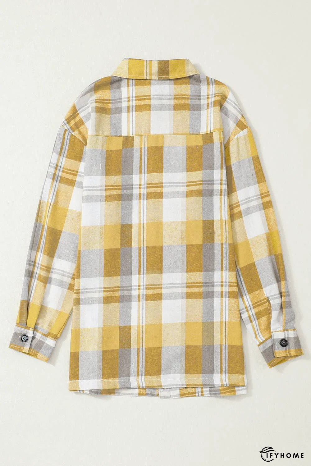 Plaid Button Up Patch Pocket Shirt | IFYHOME