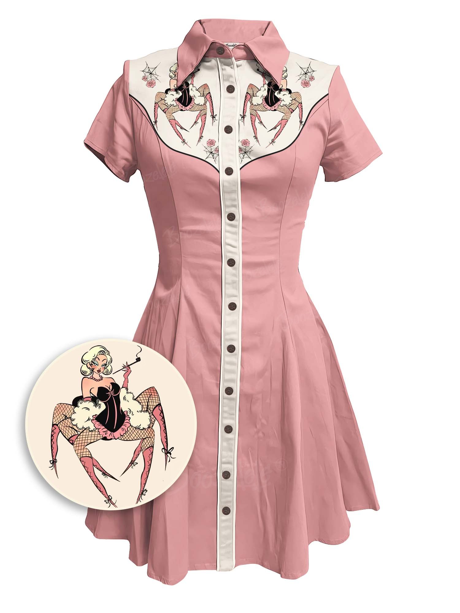 Sexy Spider-Girl - 100% Cotton Dress
