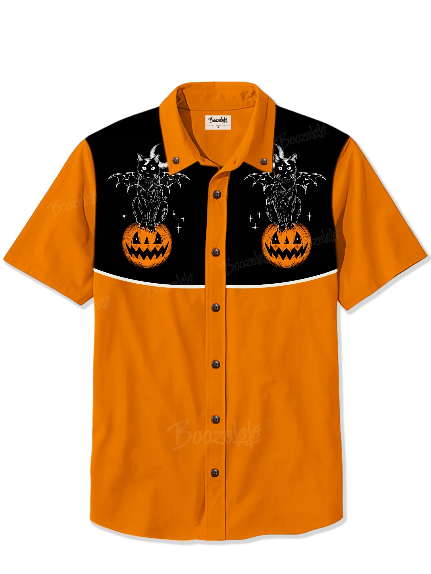 【Mystic Heart X Boozelele】Blackcat- 100% Cotton Shirt