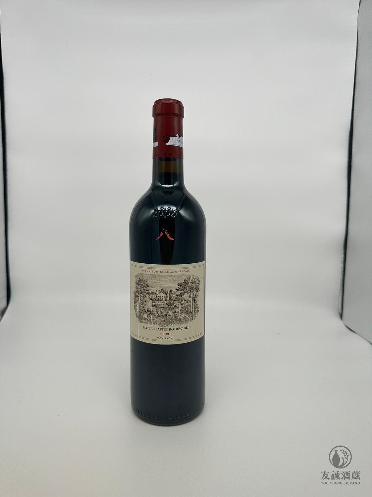 【A11084】拉菲 Lafite 2008｜幸運「八」酒標｜正背標瑕疵｜飲家價 $4,700 友誠酒藏