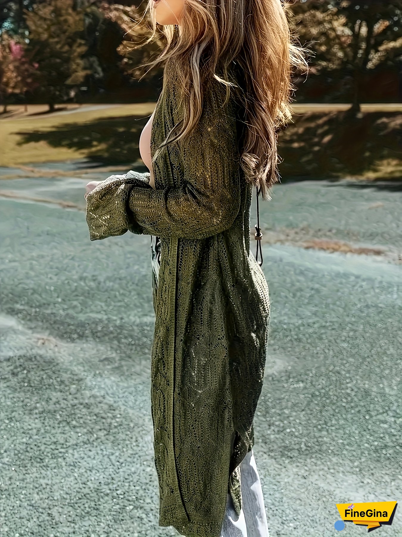 [Lightweight Cardigan] Lightweight V-Neck Women's Long Sleeve Cardigan | Versatile Style | Medium Stretch Fabric with Cut-Out Details, Perfect for Spring/Summer Vacations & Casual Wear