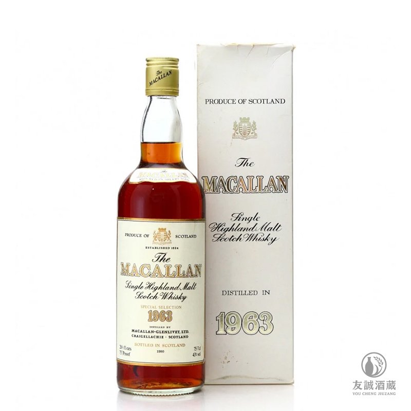 麥卡倫 Macallan 1963 Special Selection 友誠酒藏