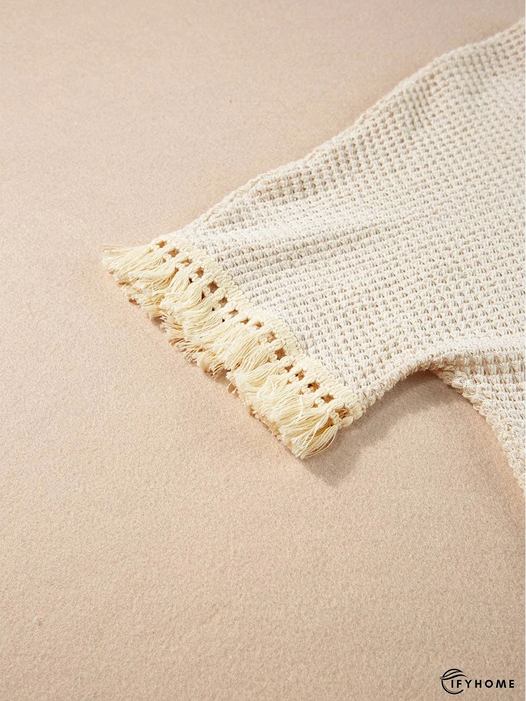 Tassel Round Neck Top and Shorts Set | IFYHOME