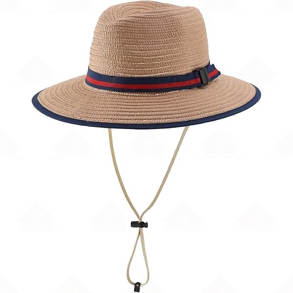 Home Prefer Little Boys Fedora Sun Hat Kids Wide Brim Panama Hat Summer Beach Hat