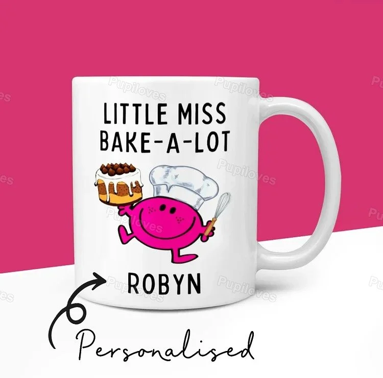 Pupiloves Pupiloves Little Miss Bake-a-Lot Mug