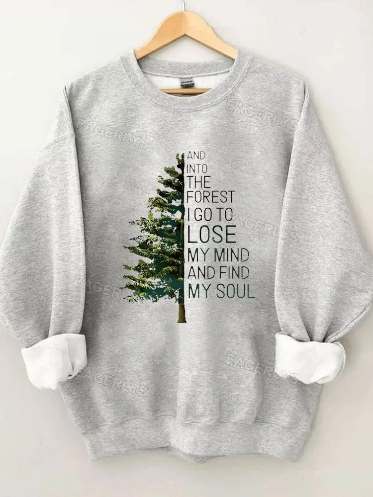 Eagerlys And Into The Forest hiking Hiking Sweatshirt Eagerlys