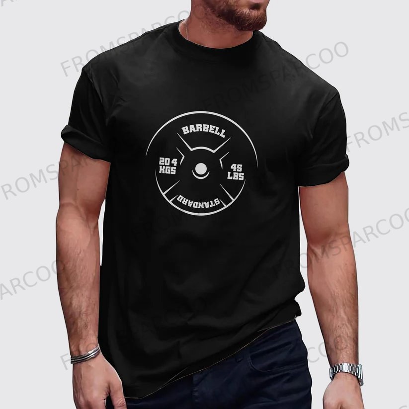Men's Motivational Print Gym T-Shirt