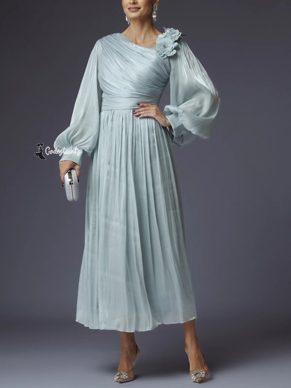 Double Chiffon Temperament Dress