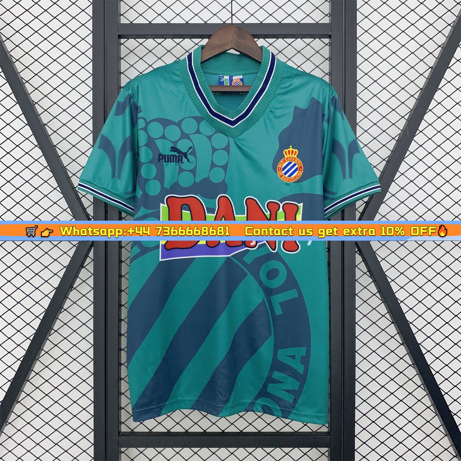 Retro RCD Espanyol 1996-97 Away Jersey