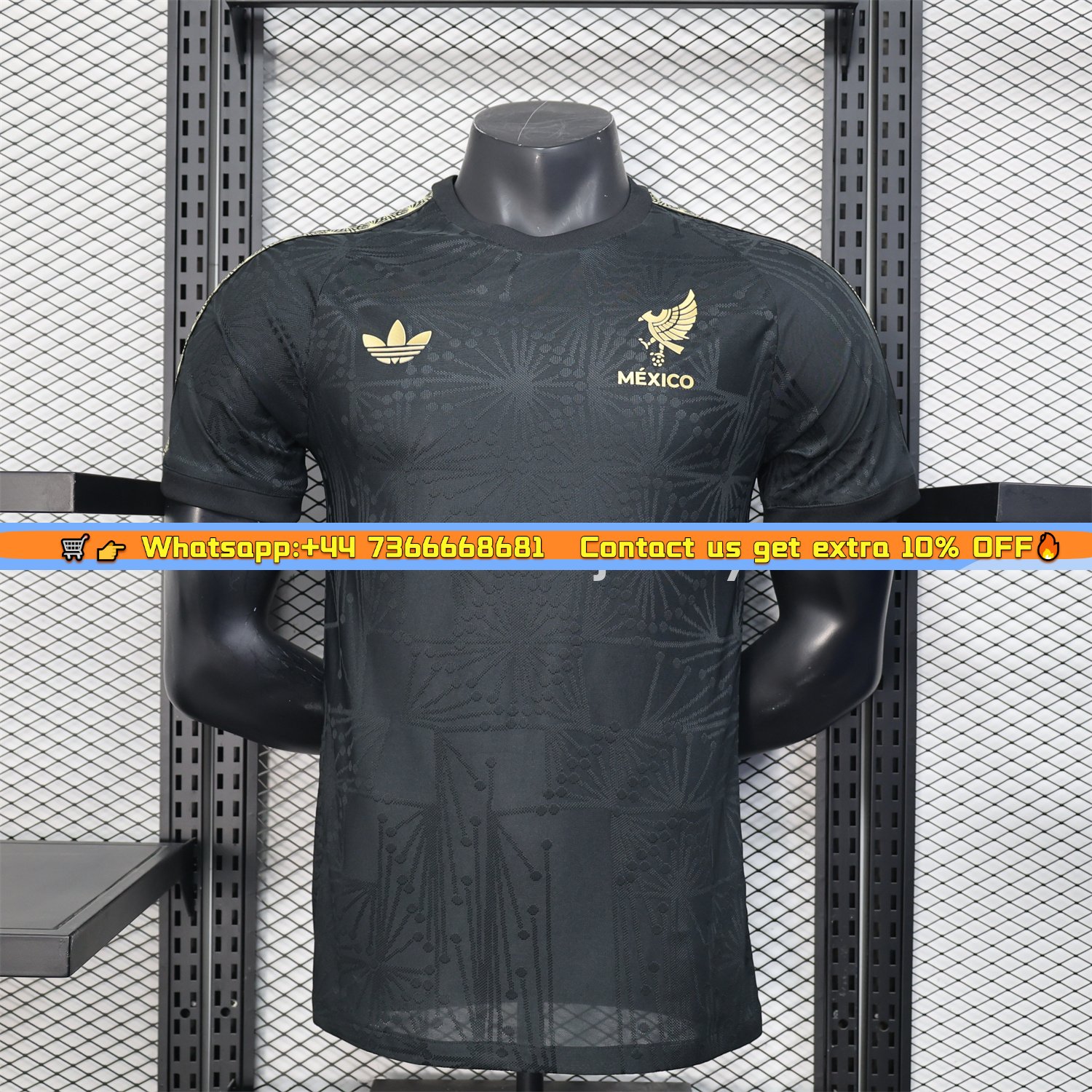 Mexico 2025 Gold Cup Black Special Edition Jersey - Player Version