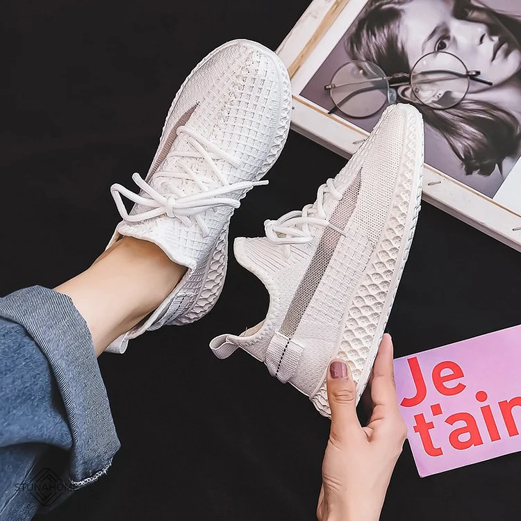 Net Surface Breathable Sneakers for Women  Stunahome.com