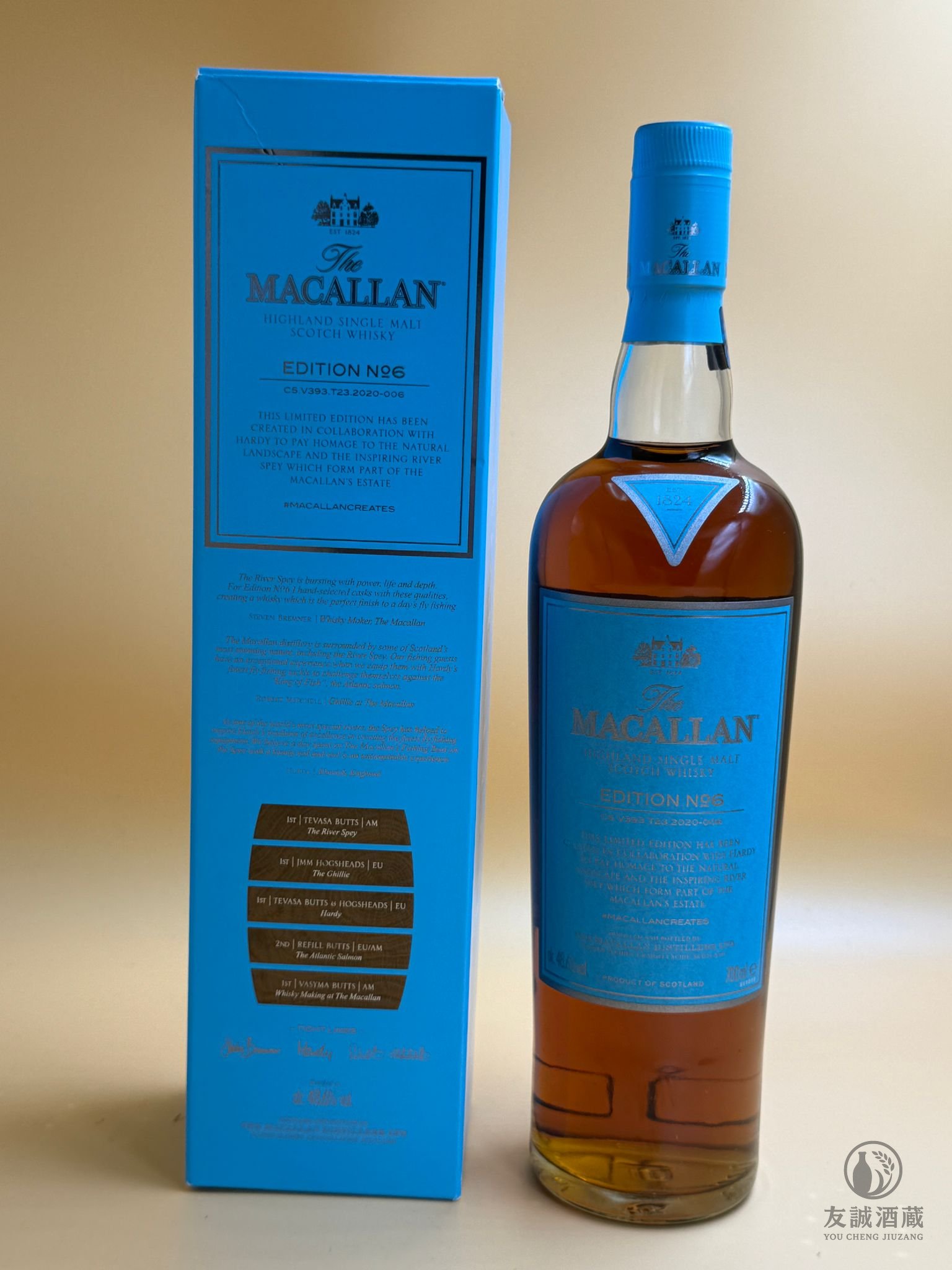 【0124】麥卡倫 Edition No. 6｜傳奇最終章｜完美全品｜$1,300 友誠酒藏